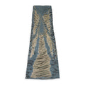 BLUE LACED WINDOW MAXI SKIRT