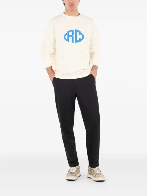 Roberto Cavalli monogram-embroidered sweatshirt