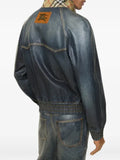 Burberry coated denim jacket