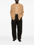 Malo ribbed-knit V-neck cardigan