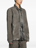 Rick Owens DRKSHDW Brad faded-effect denim jacket