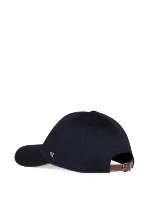 Tagliatore panelled virgin-wool baseball cap